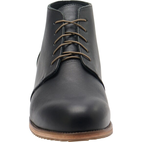 NISOLO MEN\'S CHUKKA LEATHER ANKLE BOOTS BLACK SZ 13 NIB $248 main image 6